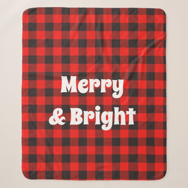 Joyeux et brillant Buffalo rouge Plaid (Devant)