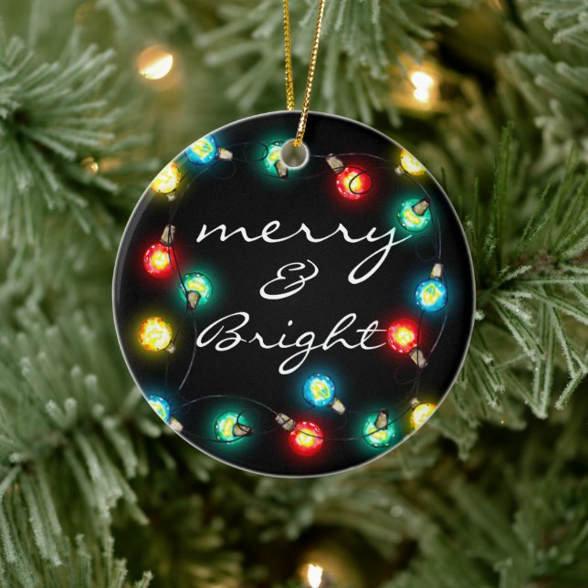 Joyeux et brillant ornement - Décor de Noël (Arbre)