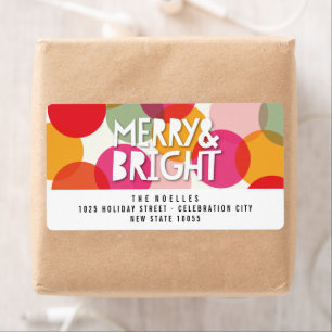 Joyeux et brillant plaisir coloré Confetti Dots va