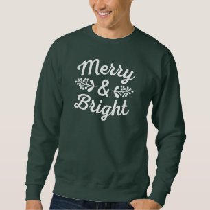Joyeux et brillant Sweatshirt de Noël