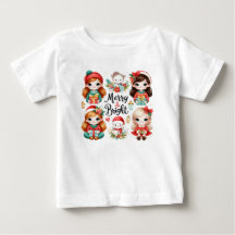 Joyeux et brillants T-shirts enfants
