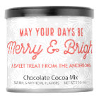 Joyeux et lumineux cadeau voisin d'hôtesse