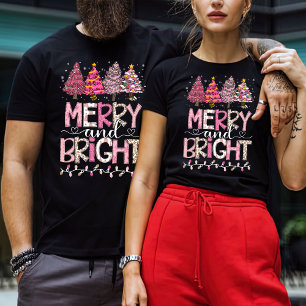 Joyeux Et Lumineux, T-shirt de Noël