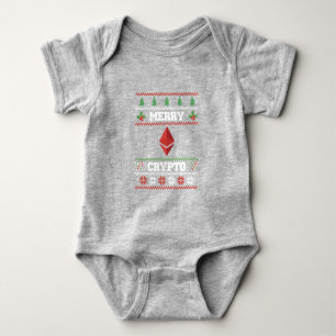 Joyeux Ethereum de Crypto Sweat de Noël moche