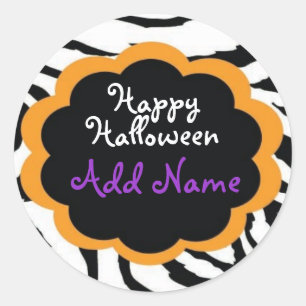 Joyeux Étiquette cadeau Halloween