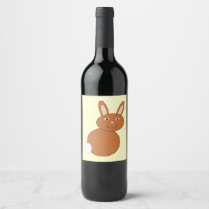 Joyeux Étiquettes du lapin de Pâques