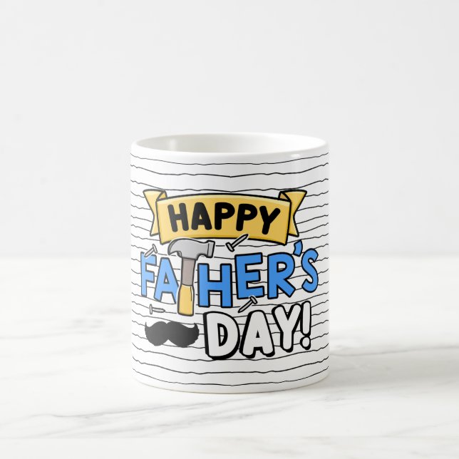 Joyeux Fête des pères Mug Cadeau de fête du Père (Centre)