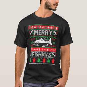 Joyeux Fish Noël Sweat de Noël Ugly Fishing Garçon