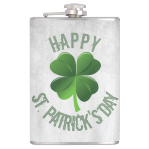 Joyeux flacon enveloppé de vinyle de la Saint Patr