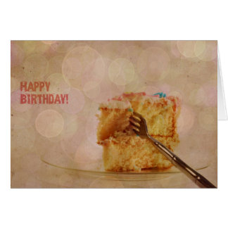Joyeux gâteau Bokeh Birthday