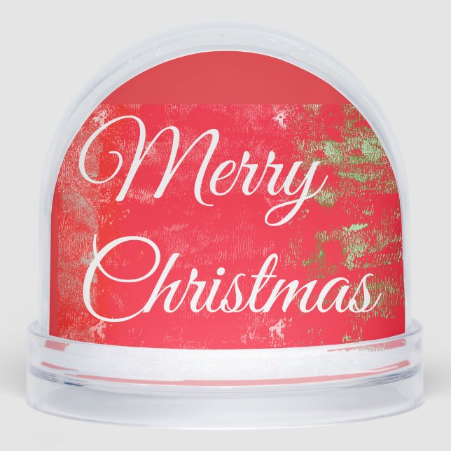 Joyeux globe de neige de Noël (Avant)