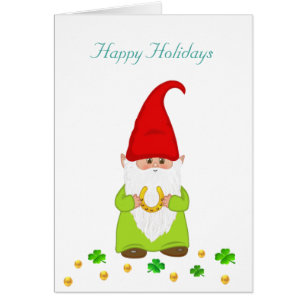 Joyeux Gnome, Horseshoe & Gold Confetti vacances