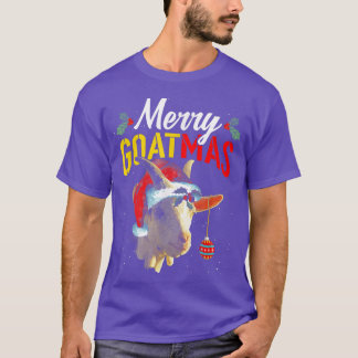 Joyeux Goatmas Vilain Noël Sweat Chèvre Lover Fa