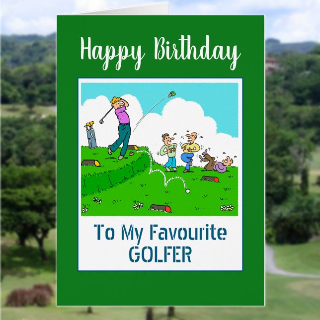 Joyeux golfeur d'anniversaire (Créateur téléchargé)