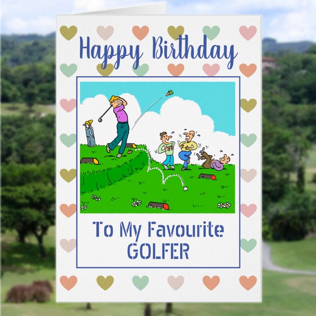 Joyeux golfeur d'anniversaire (Créateur téléchargé)