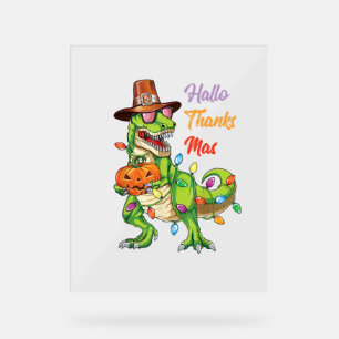 Joyeux Hallothanksmas T Rex Halloween Thanksgiving
