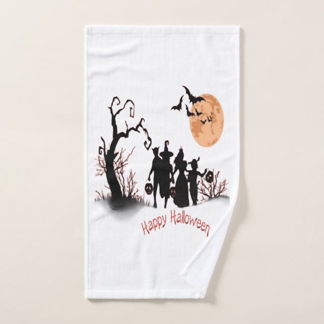 Joyeux Halloween (Serviette à main)