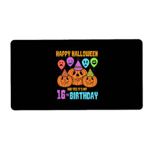 Joyeux Halloween 16ème anniversaire
