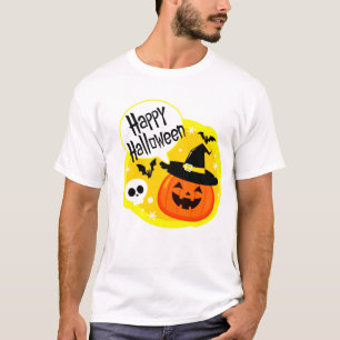 Joyeux Halloween avec T-shirts Citrouilles sourian