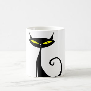 Joyeux Halloween Chat Mug noir