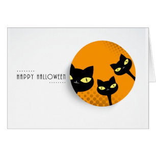 Joyeux Halloween : Chats noirs
