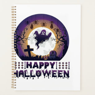 Joyeux Halloween Chauves-souris fantômes araignées