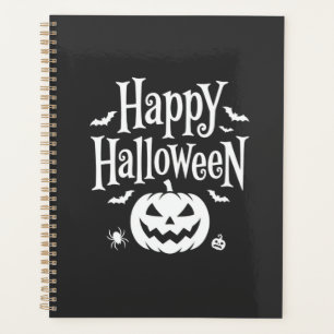 Joyeux Halloween Citrouille Chauve-Souris Araignée