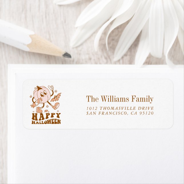 Joyeux Halloween| Citrouille de points de Polka ré (En situation)