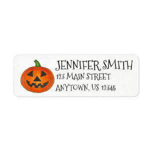 Joyeux Halloween Citrouille orange Jack o' Lantern