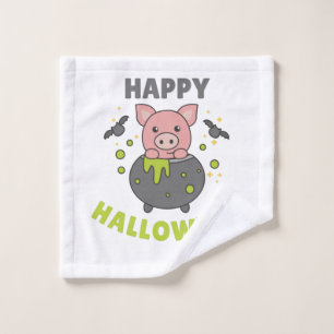 Joyeux Halloween de porc chauve-chauve-souris Caul