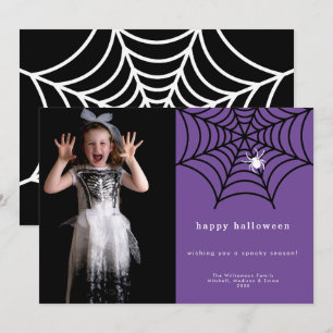 Joyeux Halloween Éffrayant Spider Modèle photo Web