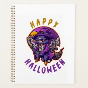 Joyeux Halloween Sorcière de Halloween Chat