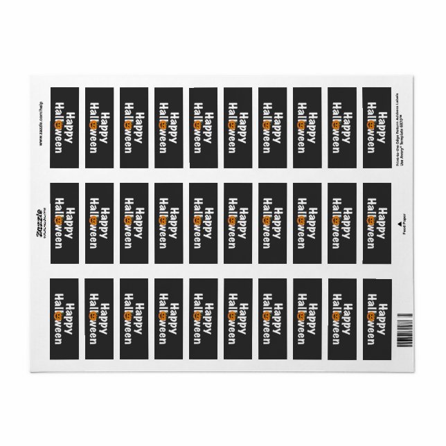 Joyeux Halloween spooktacular citrouille Jack-lant (Feuille entière)