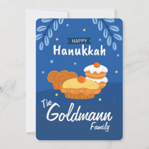 Joyeux Hanukkah Carte de vacances