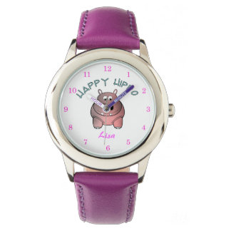 Joyeux hippo montre enfant