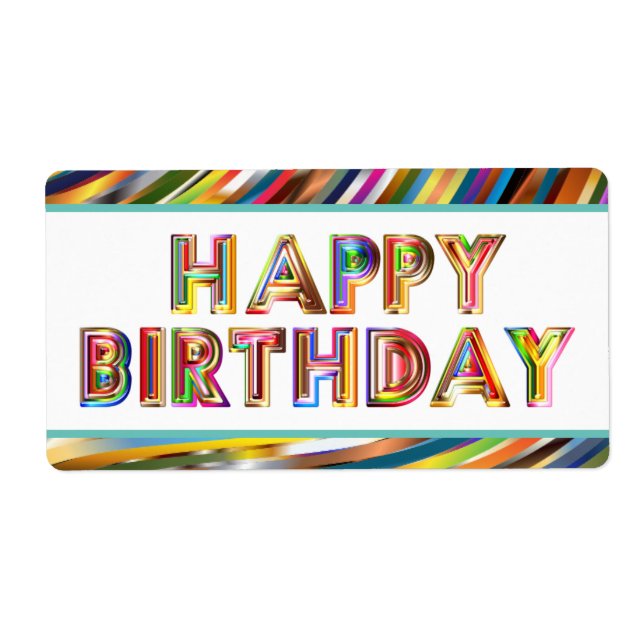 Joyeux Hologramme d'anniversaire (Devant)