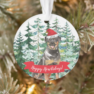 Joyeux Howlidays Dog Christmas