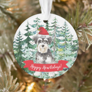 Joyeux Howlidays Miniature Schnauzer Chien Noël