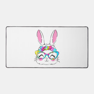 Joyeux jour de Pâques lapin mignon lapin face Tie 