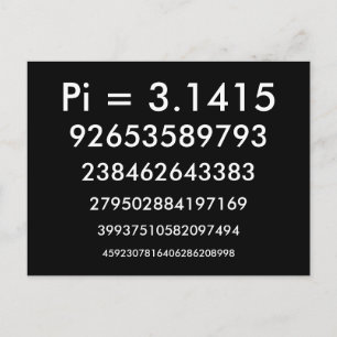 Joyeux Jour Pi - Maths / Numéros Carte postale