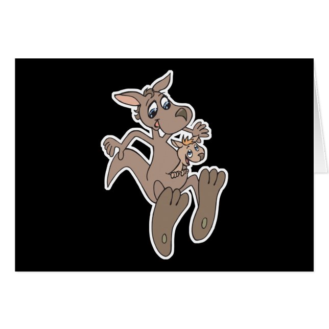 joyeux kangourou (Devant horizontal)