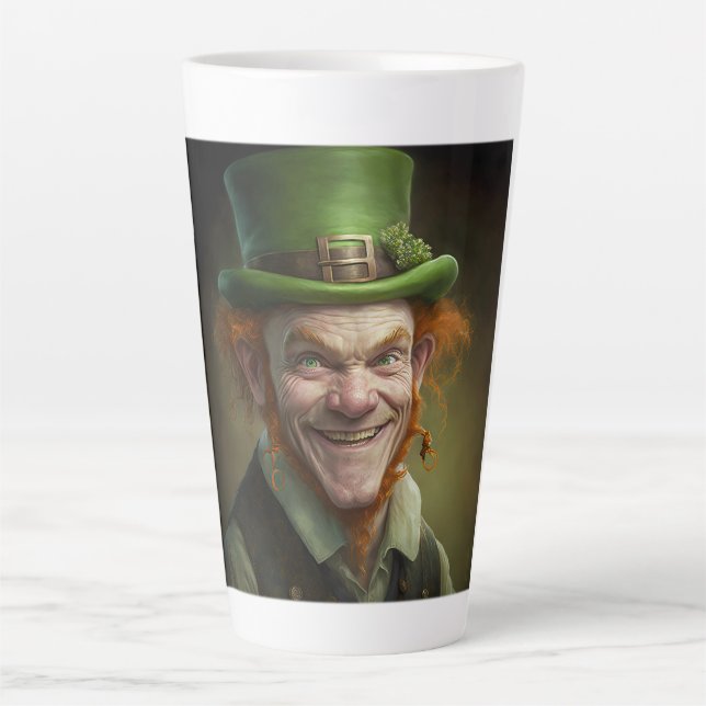 Joyeux Leprechaun Latte Mug (Devant)