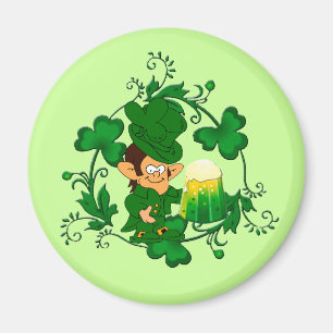 Joyeux Leprechaun Magnet