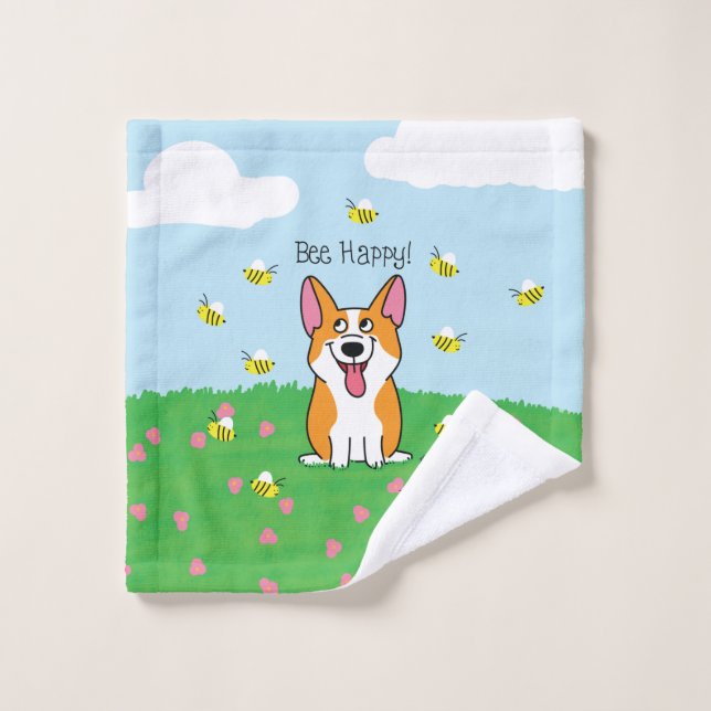 Joyeux linge de toilette (Gant de toilette)
