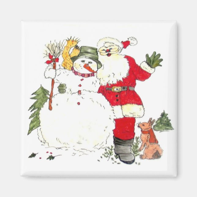 Joyeux Magnet de vacances (Devant)