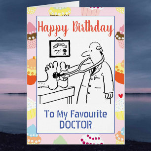 Joyeux médecin d'anniversaire