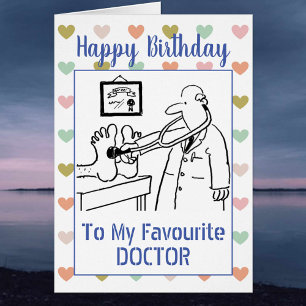 Joyeux médecin d'anniversaire