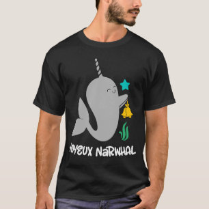 Joyeux Narwhal Narwhal Christmas Cute Sea Unicor T-Shirt