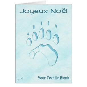 Joyeux Noё l - Empreinte de patte de l'ours polair