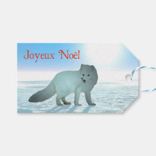 Joyeux Noёl - Arctic Fox Gift Tags